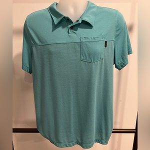 Prana Polo in Turquoise | size medium